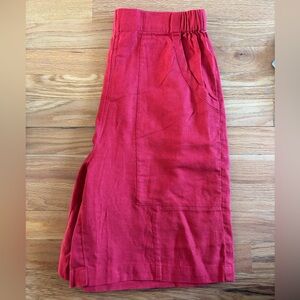 Free People Linen Shorts